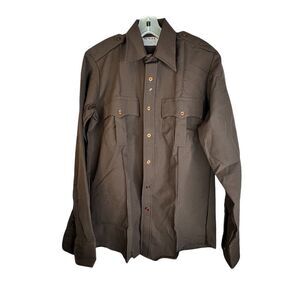 Sentry Brown‎ Uniform Shirt nwot